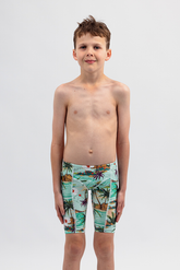 Boys Swim Jammer - Chlorine Resistant Swimwear - Hula